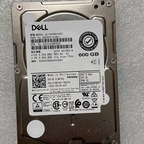 DELL 1W7HC - 600GB 15K SFF SAS 12G 2.5in HDD