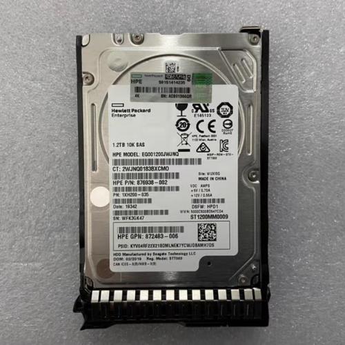 HPE 872737-001 1.2TB 10K SAS 12Gbs 128MB 512n 2.5in DS HDD