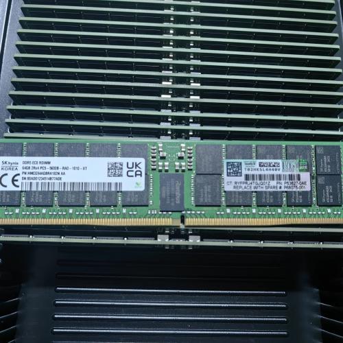 HPE P64707-B21 P68075-001 64GB (1x64GB) DDR5-5600MTs PC5-44800 2Rx4 Ecc Smart Memory Kit