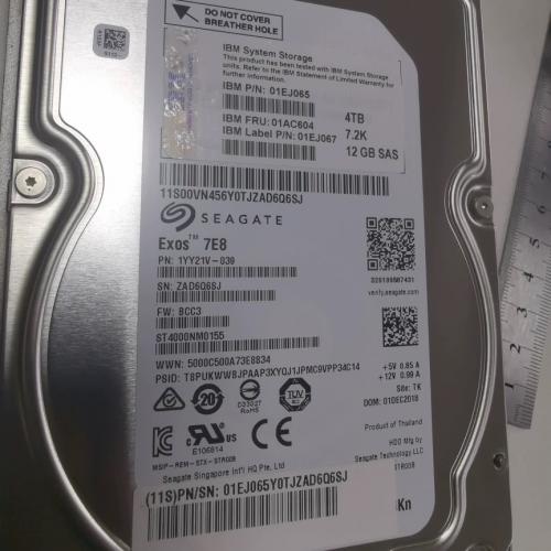 IBM 01AC604 01EJ065 01EJ067 4T SAS 12G 3.5in HDD for V5000 Gen2