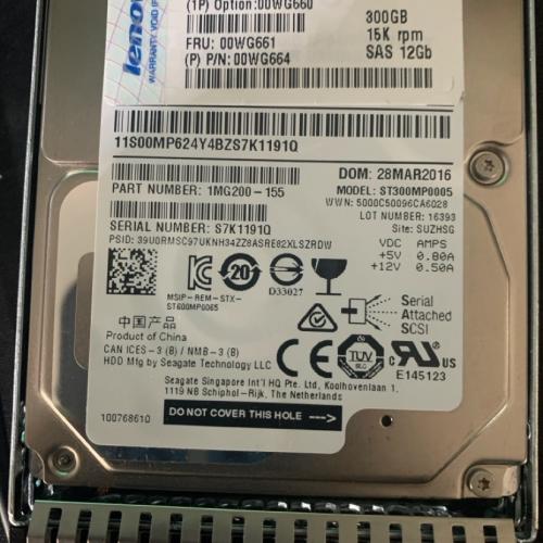 LENOVO 00WG661 - 300GB 15K RPM 12Gbps G3HS 2.5