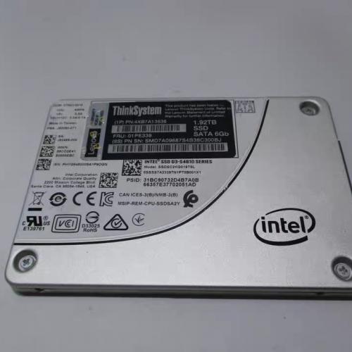 LENOVO 01PE339 - ThinkSystem 2.5in Intel S4610 1.92TB Mainstream SATA 6Gb Hot Swap SSD