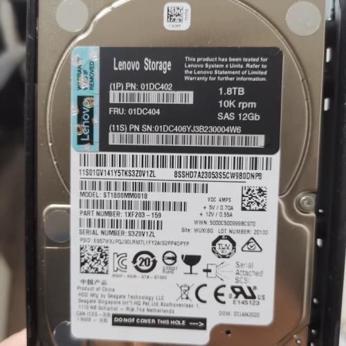 Lenovo 01DC407 01DC409 1.2TB 10K 2.5 SAS DS4200 DS2200 HDD