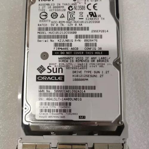 SUN 7045846 7045850 7082883 1.2TB 10K X4-2 X4-2L 2.5in SAS HDD